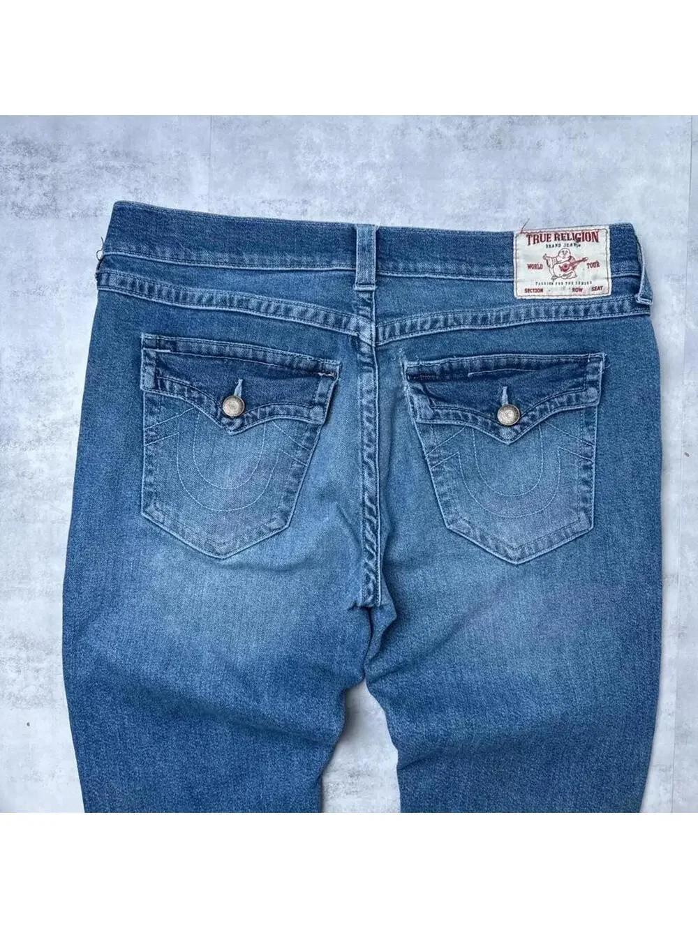 Y2K True Religion 00s Geno Relaxed Slim Denim Vintage Jeans